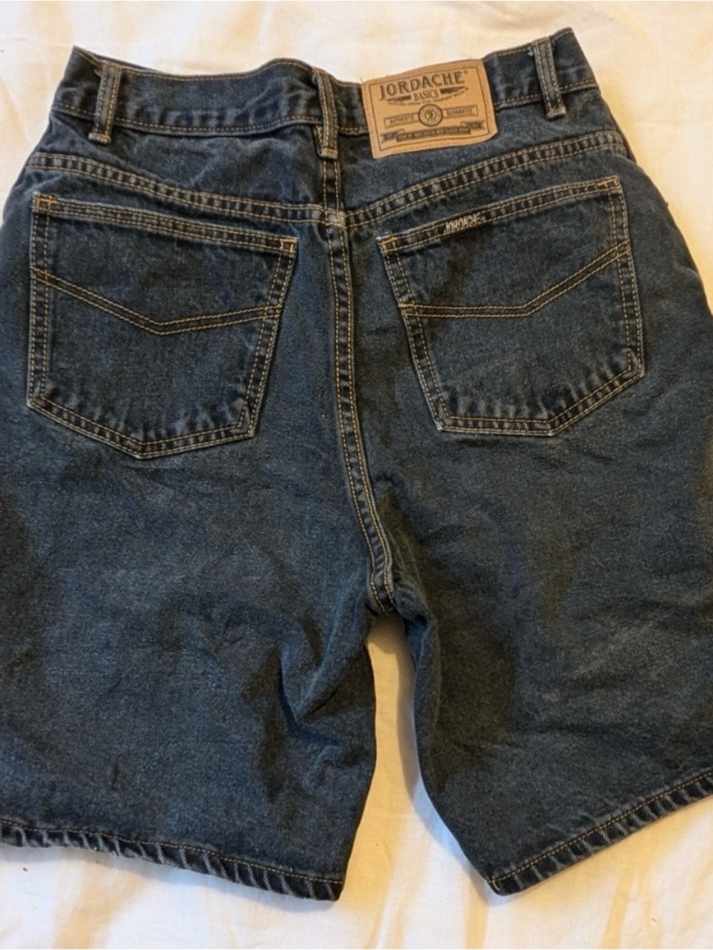 Jorts -Jordache Vintage 100% cotton no stretch 90s denim shorts high wa… - Picture 3 of 7